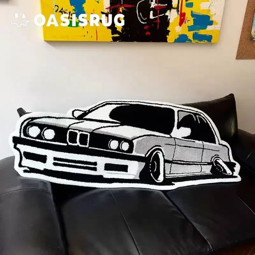 BMW E30 Cool Car Rug