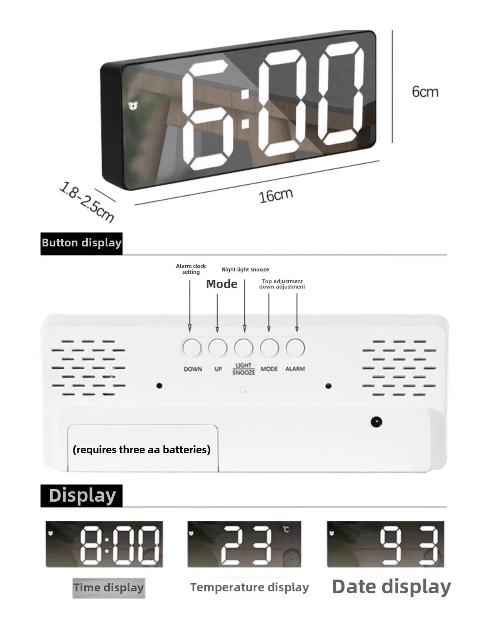 Modern Voice Controlled Alarm Clock