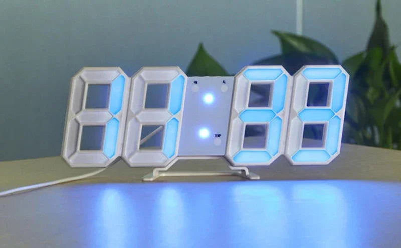 3D LED Alarm Clock