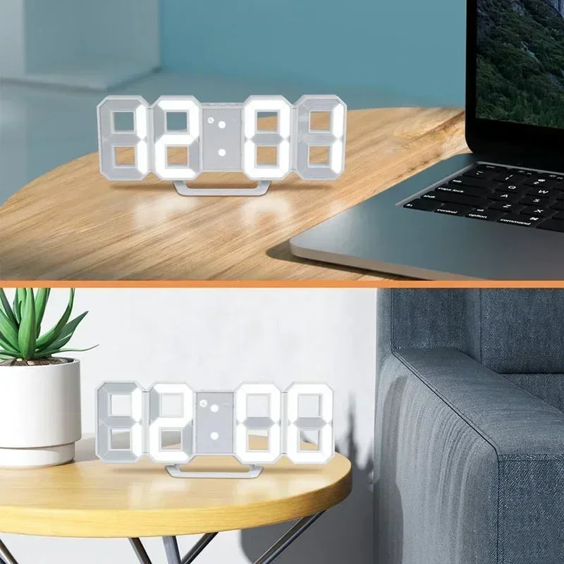 3D LED Alarm Clock