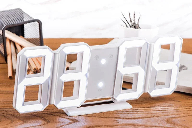 3D LED Alarm Clock