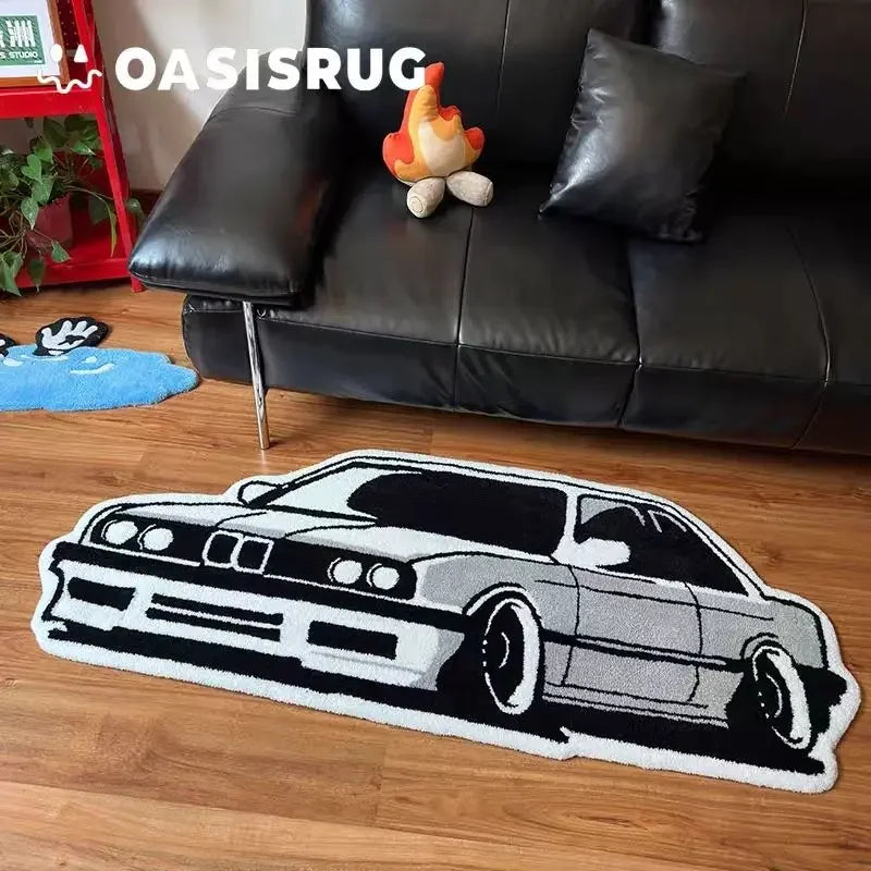 BMW E30 Cool Car Rug