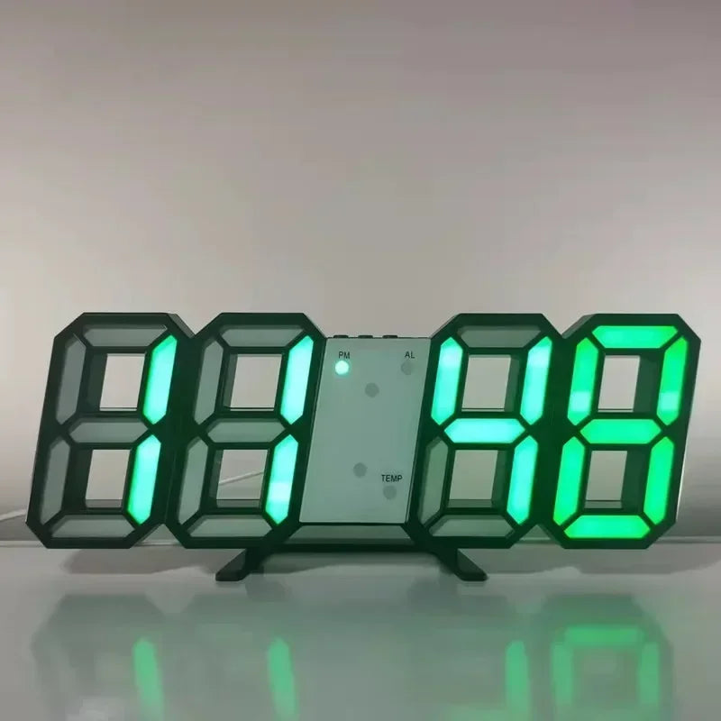 3D LED Alarm Clock