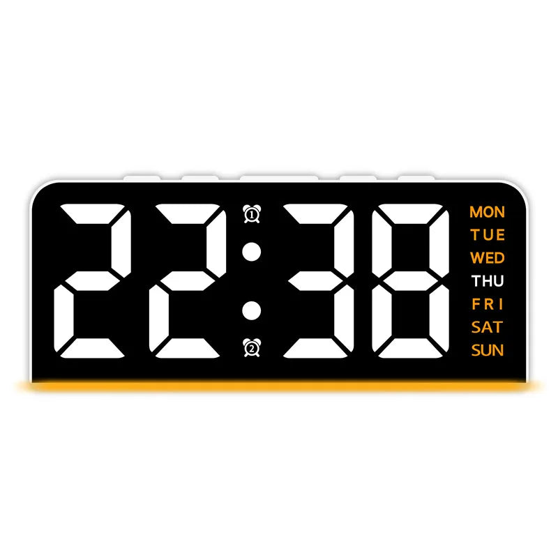 LED Alarm Clock with Temperature Display