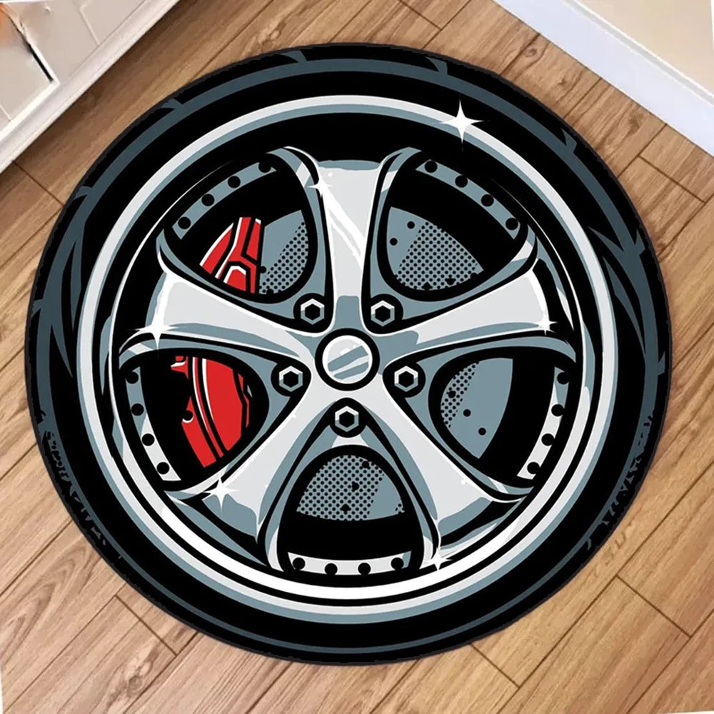 Car Rim Rugs