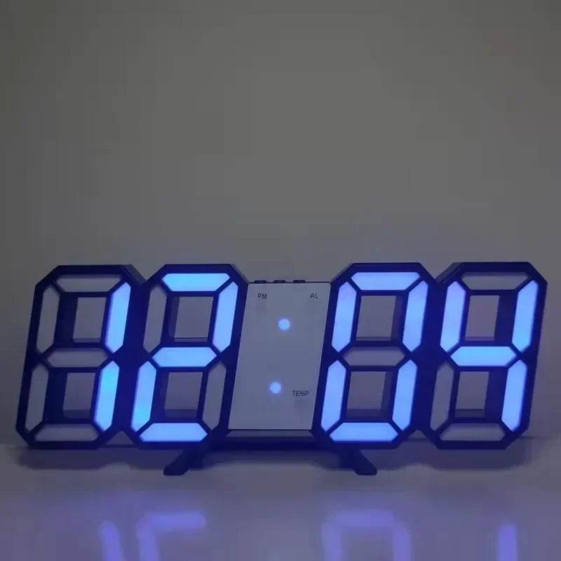 3D LED Alarm Clock