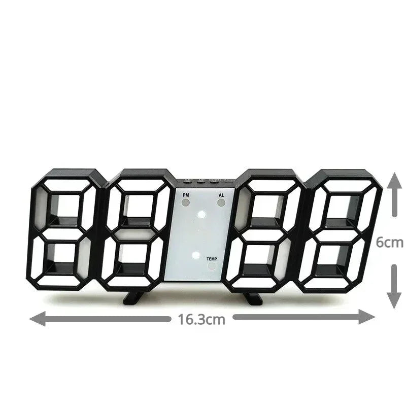 3D LED Alarm Clock