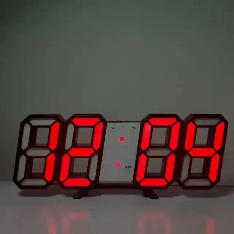 3D LED Alarm Clock